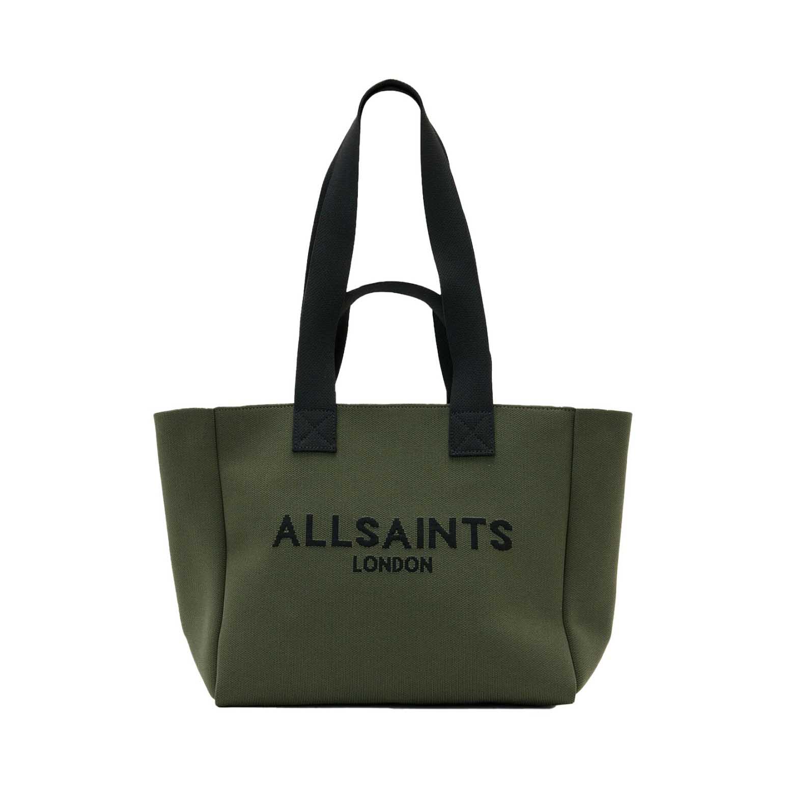 AllSaints Izzy Logo Print Tote Bag